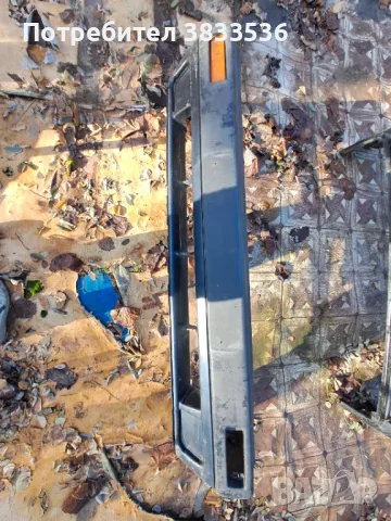 Предна широка броня за Vw Golf & Jetta Mk2 граф. сив металик