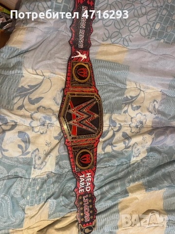  „WWE Undisputed Championship – Roman Reigns | Колекционерски колан“, снимка 4 - Фен артикули - 53189601