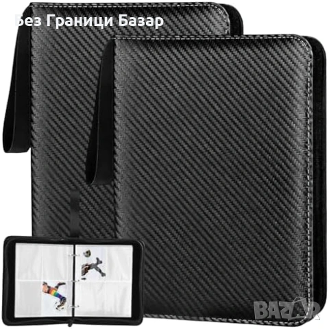 Нов Класьор за спортни колекционерски карти 2 броя 480 джоба органайзер
