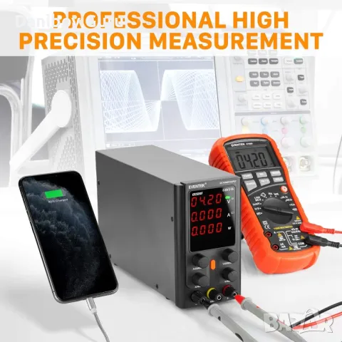  DC Лабораторно захранване KPS1505DF 30v 10A Стабилизирано токозахранване ТЕС, снимка 1