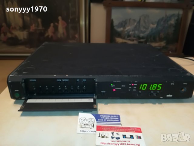 BRAUN T1 TUNER ВНОС GERMANY 0408211111, снимка 2 - Ресийвъри, усилватели, смесителни пултове - 33719403