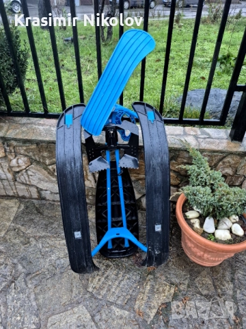 Stiga шейна с кормило Snowracer Color PRO Blue, снимка 4 - Уикенд почивки и екскурзии - 52584843