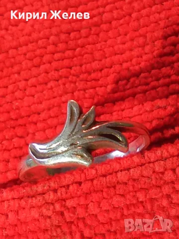 ИЗИСКАН ФЛОРАЛЕН СРЕБЪРЕН ПРЪСТЕН СРЕБРО 925 ФИНА РЪЧНА МАЙСТОРСКА АРТ ИЗРАБОТКА 27586, снимка 10 - Пръстени - 46231853