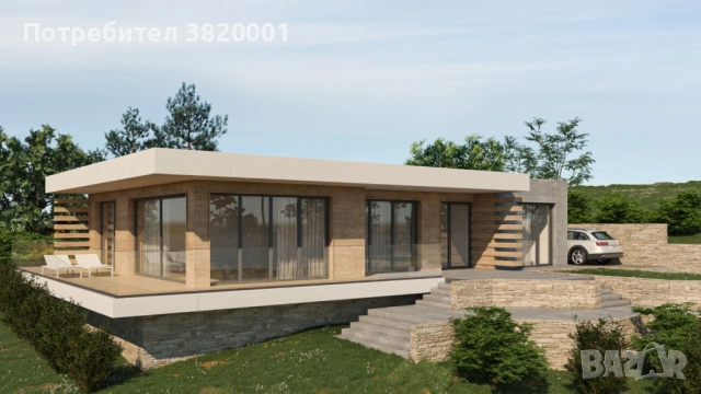 Къща с три спални и нескриваема морска панорама