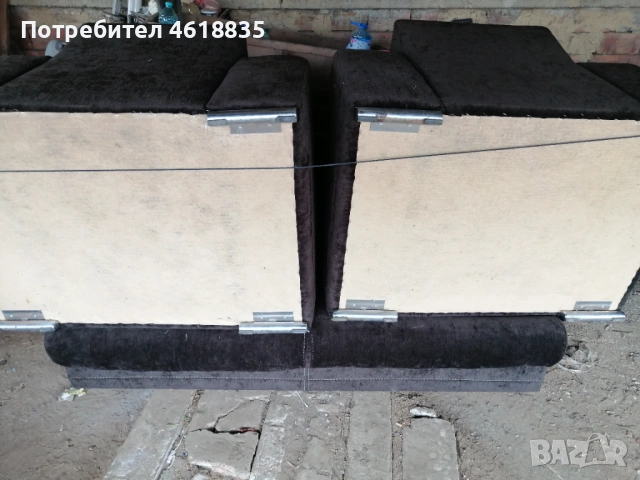 Диван с два фотьойла, снимка 4 - Дивани и мека мебел - 53932079