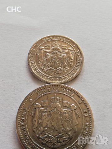 Монети 1882 година с номинал 1 и 2 лева, снимка 7 - Нумизматика и бонистика - 36580292