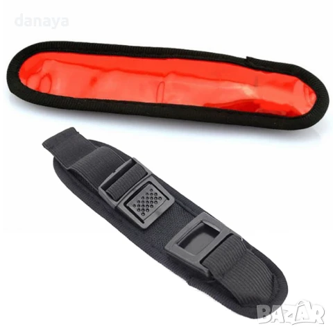 940 Аварийна светеща LED лента за ръка светлоотразителна гривна за колоездачи, снимка 10 - Спортна екипировка - 51131695