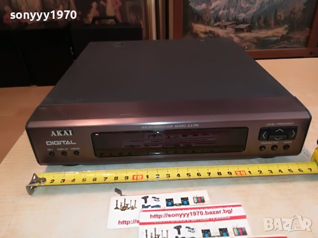 AKAI EA-750 SOUND PROCESSOR-ВНОС GERMANY 3110221754, снимка 3 - Ресийвъри, усилватели, смесителни пултове - 38513800