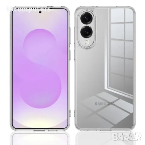 Силиконов кейс MBX 2mm, За Samsung Galaxy S25 Edge, Прозрачен