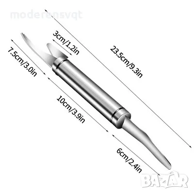 Нож за чистене на скариди, белачка на черупки и чревните нишки, снимка 5 - Ножове - 47497952