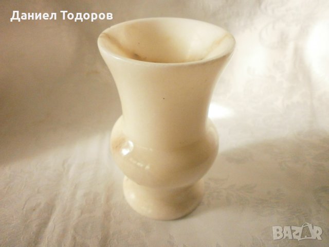  Мраморна  Вазичка, снимка 2 - Декорация за дома - 30787951