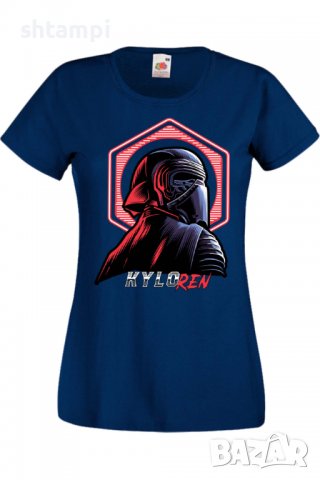 Дамска тениска Star Wars kylo ren,Филм,Игра,superhero,Изненада,Подарък,Повод,, снимка 6 - Тениски - 37728905