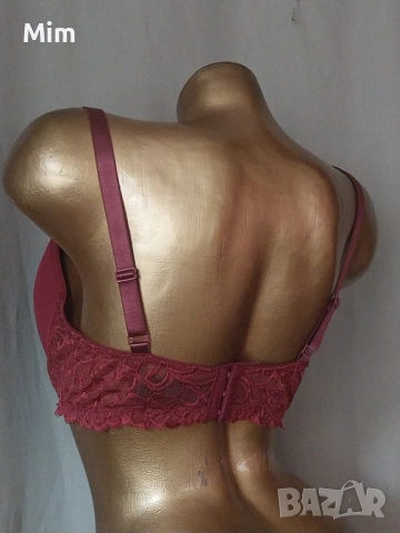 BODYFLIRT 85 E Сутиен в бордо и в кафяво, снимка 7 - Бельо - 51993597