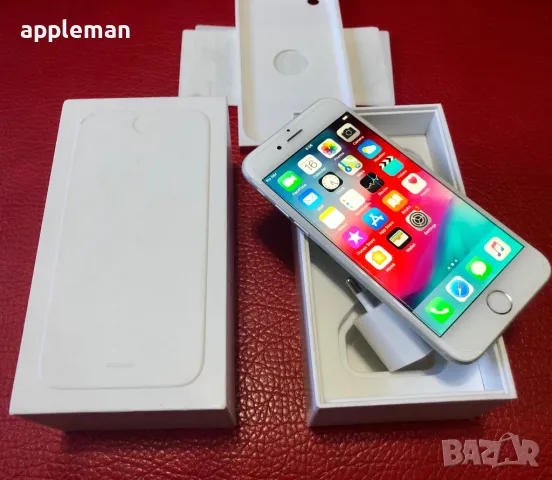 Apple iPhone 6 64Gb Silver Фабрично отключен Батерия 100%, снимка 3 - Apple iPhone - 49715472