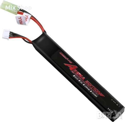 Нова Високомощна Еърсофт батерия 11.1V LiPo презареждаща, 1300mAh 3S 25C 