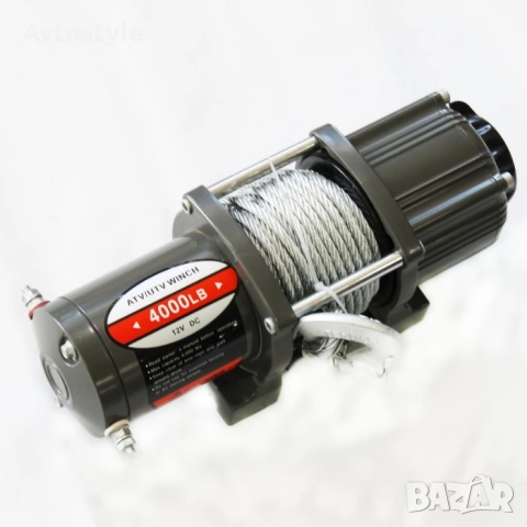 Електрическа лебедка 4000LBS 12V (1818 кг) -181497, снимка 3 - Аксесоари и консумативи - 51082401