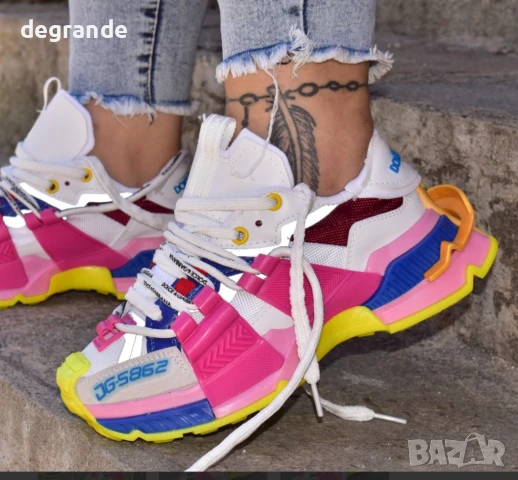 Цветни спортни маратонки Dolce&Gabana, снимка 2 - Маратонки - 51033698