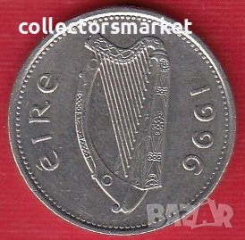 10 пенса 1996, Ирландия, снимка 2 - Нумизматика и бонистика - 38348892