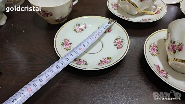 Стар руски порцелан чаши за чай , снимка 4 - Антикварни и старинни предмети - 47739424