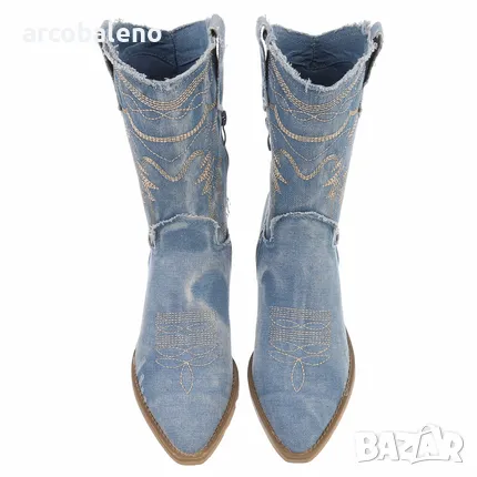 Дамски западни и байкърски ботуши, 3цвята , снимка 13 - Дамски ботуши - 49235067