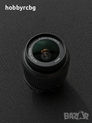 Nikon AF-S DX NIKKOR 18-55mm f/3.5-5.6G VR – кутия, отличен, снимка 3 - Обективи и филтри - 55835883
