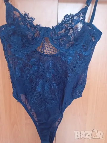 Синьо боди , снимка 2 - Бельо - 49503642