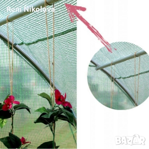 Голяма оранжерия - идеална вентилация и здрава конструкци, снимка 4 - Домашни продукти - 54235914