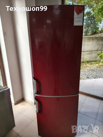 Хладилник с фризер Gorenje бордо