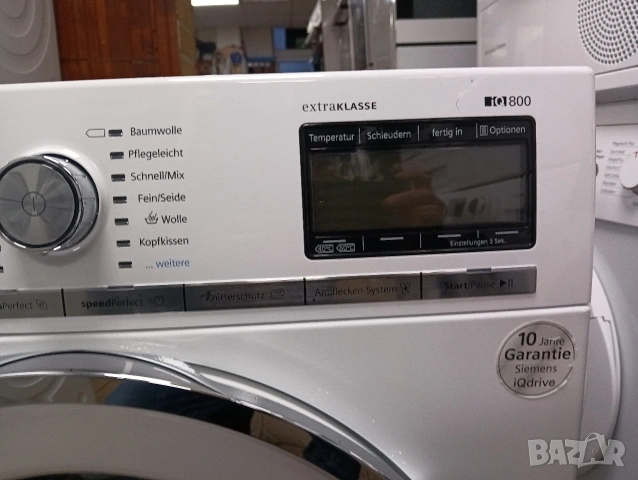 Като нова пералня Сименс Siemens IQ 800 A+++ 8кг Made in Germany 2 години гаранция!, снимка 2 - Перални - 53908209