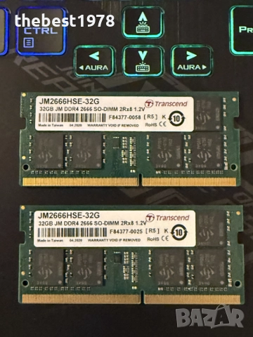 64GB DDR4 Ram 2666MHz/Рам Памет За Лаптоп