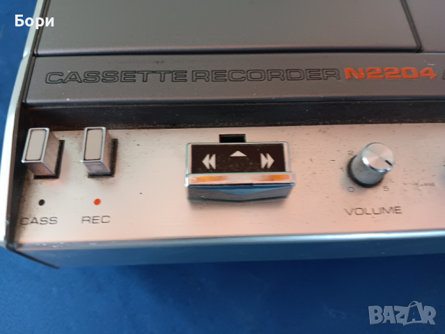 Philips N 2204 Cassette Recorder Automatic, снимка 5 - Радиокасетофони, транзистори - 44594397