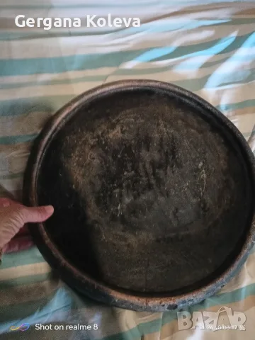 Глинен старинен сач, снимка 2 - Антикварни и старинни предмети - 56338732