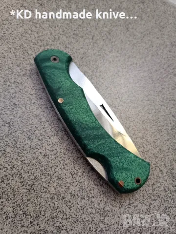 Сгъваем нож ръчно изработен (Compact), снимка 4 - Ножове - 47762732