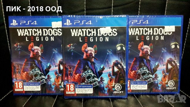 Чисто нова игра Watch dogs Legion за PS4, снимка 1 - Игри за PlayStation - 38034413