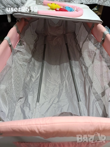 Сгъваема кошара с две нива, снимка 8 - Бебешки легла и матраци - 54362019