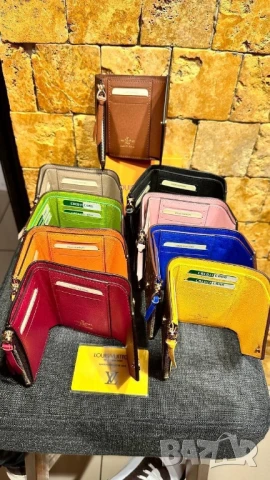 портмонета в кутия louis vuitton от естествена кожа , снимка 6 - Портфейли, портмонета - 51387065