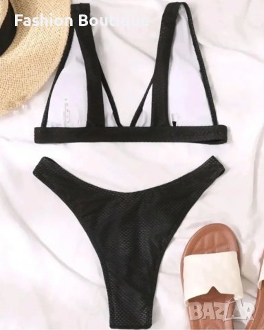 Черен изрязан бански, снимка 2 - Поли - 38355585