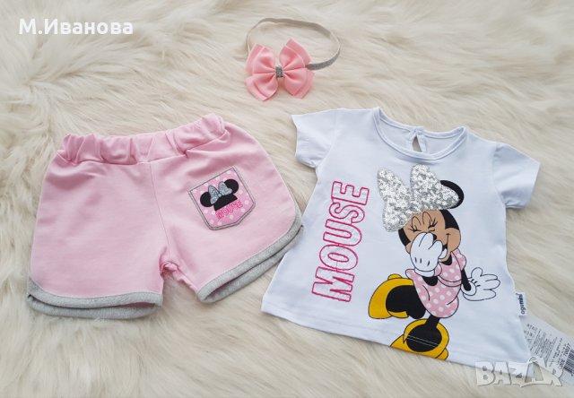 Комплект Мини Маус 6-9-12 месеца, снимка 6 - Комплекти за бебе - 31893145