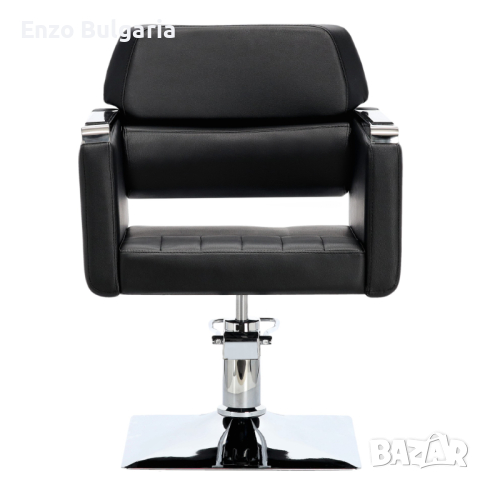 Хидравличен въртящ се фризьорски стол Bella за фризьорски салон Z-FJ-83014-BLACK-FOTEL-BEZPODN, снимка 4 - Фризьорски столове - 44042604