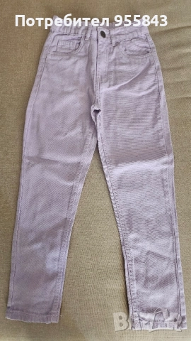 Дънки светло лилави