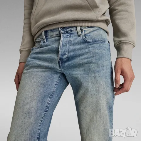 Мъжки дънки G-Star 3301 Straight Jeans, Размер 31, снимка 4 - Дънки - 56139565