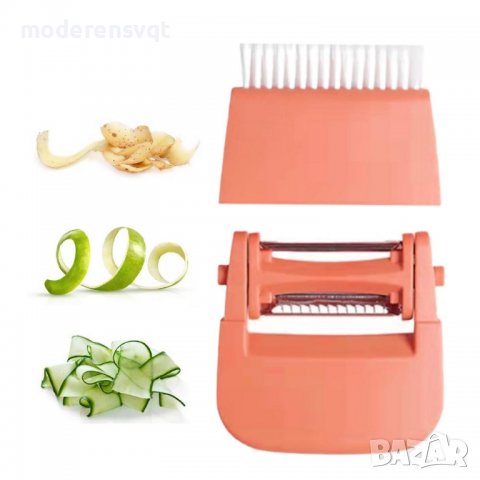 Многофункционална белачка с четка за плодове и зеленчуци 3в1, снимка 2 - Аксесоари за кухня - 40187107