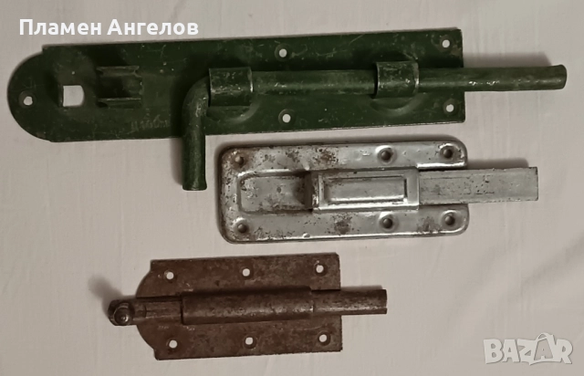 Лот от 3 броя стари резета за врати. , снимка 2 - Други стоки за дома - 52150194