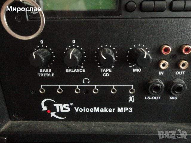 TLS  VOISE MAKER MP3/USB  REC  ТОНКОЛОНА УСИЛВАТЕЛ РЕСИВЪР РЕКОРДЕР , снимка 10 - Ресийвъри, усилватели, смесителни пултове - 37408076