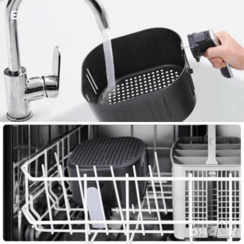 Промоция - Фритюрник AirFryer Voltz OV51980F 1800W, 7.7L, 2 ГОДИНИ ГАРАНЦИЯ, снимка 8 - Фритюрници - 52897873