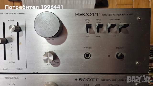 SCOTT A406, снимка 5 - Ресийвъри, усилватели, смесителни пултове - 52265735