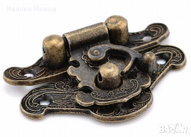 Закопчалки за дървена кутия, табли, шах, за затваряне на малък шкаф, катарама за заключване, 3 вида, снимка 11 - Декорация за дома - 53339011