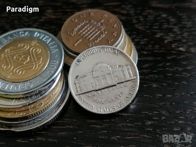 Монета - САЩ - 5 цента | 1980г.