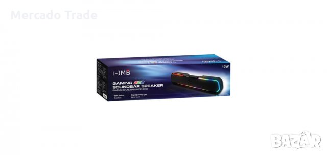 Игрален RGB Soundbar високоговорител, 10W , снимка 6 - Тонколони - 35577887