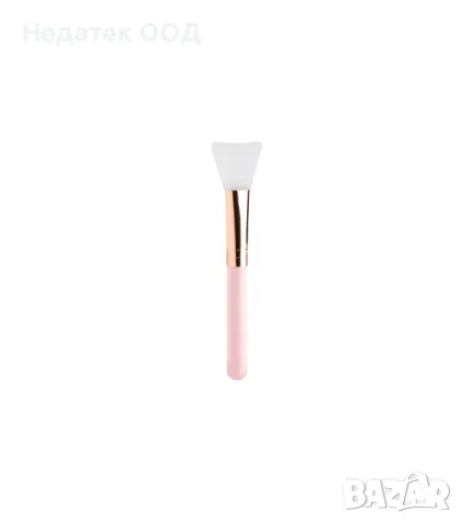 Четка/ шпатула за маска за лице, Розова, 15 см